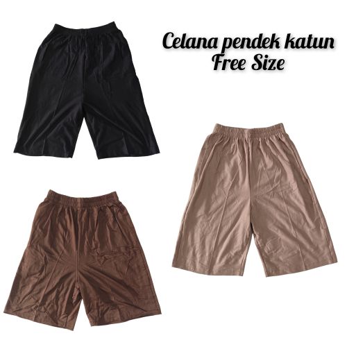19rb_Celana pendek per pcs. Min 3. Muat sampai berat badan 80 kg.